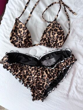 VS PINK SWIM Leopard Print BOTTOM